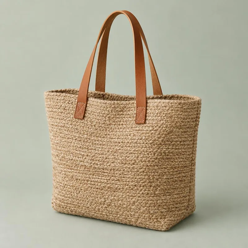Handwoven market tote
