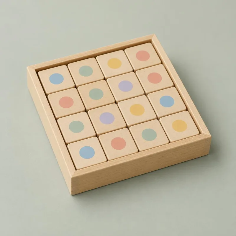 Wooden alphabet learning set